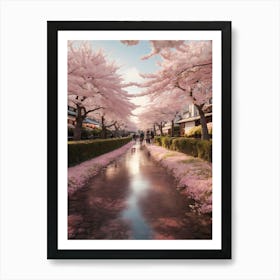 Cherry Blossom Season Art Print