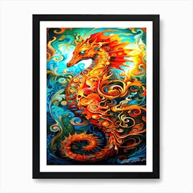 Seahorse Splendor -Horse Of The Sea Art Print