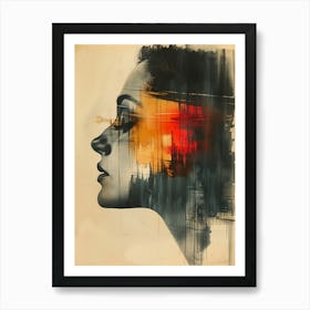 Face Of A Woman Art Print