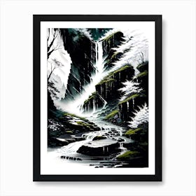 Waterfall 1 Art Print