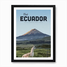 Visit Ecuador Art Print