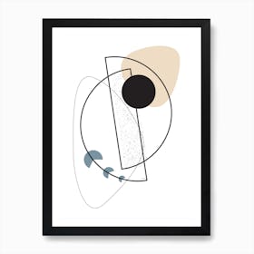 Geometric mobile Art Print