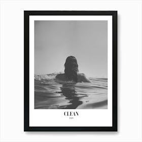 Taylor Swift Clean 1989 Swifie Merch Black And White Art Print