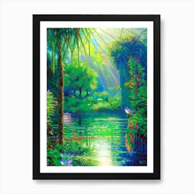 Nong Nooch Tropical Garden, 1, Thailand Classic Painting Art Print