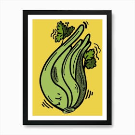 Celery Art Print