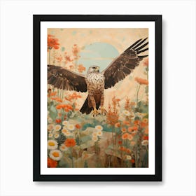 Osprey 2 Detailed Bird Painting Art Print