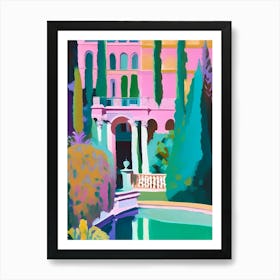 Villa D Este, 1, Italy Abstract Still Life Art Print