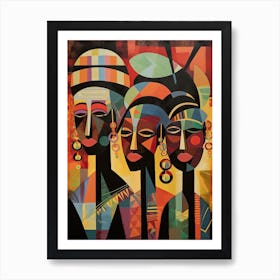 African tribe Art Print