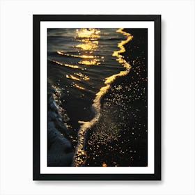 Sunset At The Beach 20 Art Print