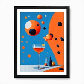 'Orange Cocktail' Art Print