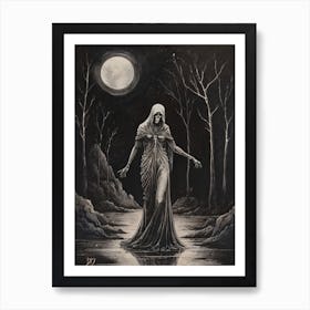 Dance With Death Skeleton Painting (71) Art Print