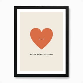 Happy valentines day Art Print