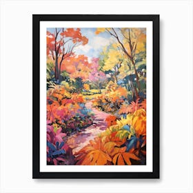 Autumn Gardens Painting Fairchild Tropical Botanic Garden Usa Art Print