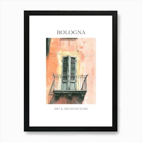 Bologna Travel And Architecture Poster 3 Art Print