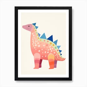 Nursery Dinosaur Art Ankylosaurus 9 Art Print