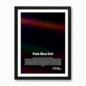 Pale Blue Dot poster, NASA Voyager 1, 1990 — Space poster, science print 2 Affiche