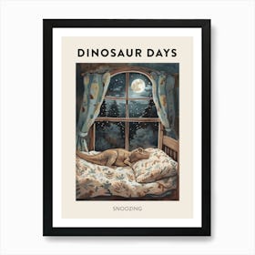 Dinosaur Snoozing 2 Art Print