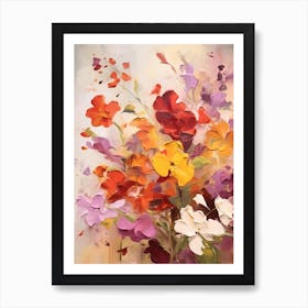 Fall Flower Painting Phlox 2 Art Print