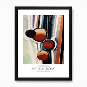 Cherries Painting Abstract 2 Exhibition Poster Art Print