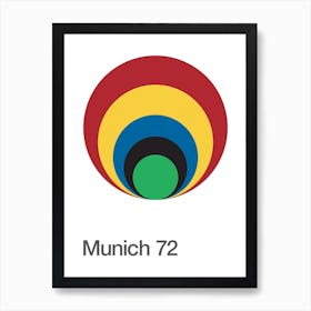 Munich 72 Olympics Art Print