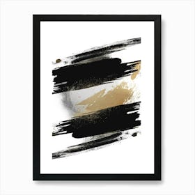 Black And Gold Canvas Print 20 Art Print