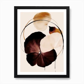 Halo Flowers No 10 Art Print