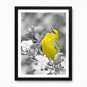 Yellow Bird Art Print