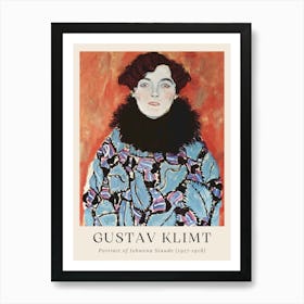 Gustav Klimt Portrait Of Jane Stuart Art Print