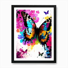 Colorful Butterfly 91 Art Print