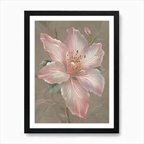 Pink Lily 1 Art Print