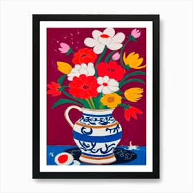 Flowers In A Vase Art Print