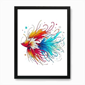 Creative Abstract Visual 122 Art Print