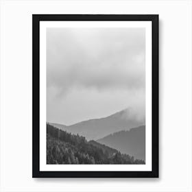 Layered Mountains Art Print