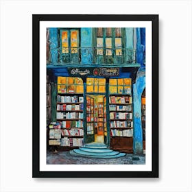 Instanbul Book Nook Bookshop 1 Art Print