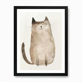 Charming Nursery Kids Animals Kitten 8 Art Print