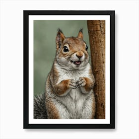 Squirrel 6 Art Print