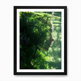 Underwater Portrait Of A Woman Art Print