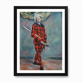 Harlequin, Paul Cézanne Art Print