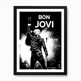 Bon Jovi 1 Art Print