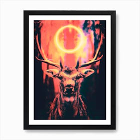 Deer Totem Art Print