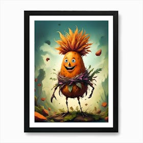 Happy Harvest Brew #6 1 Art Print