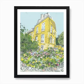 French Garden  Art Print