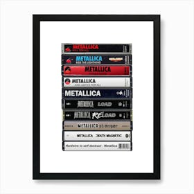 Metallica - Albums - Cassette Print Music Poster Poster