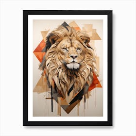 Lion art Art Print