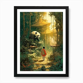 Panda Bear 42 Art Print