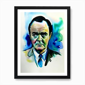 Jack Lemmon In The Apartment Watercolor Art Print