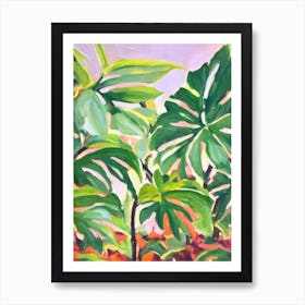 Burle Marx Philodendron 3 Impressionist Painting Art Print