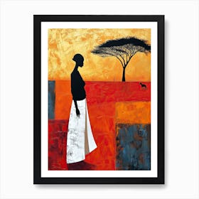 Celestial Dreams; Sahara Serenade, Africa Art Print