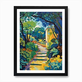 Dubrovnik Arboretum Garden Croatia Painting 3 Art Print