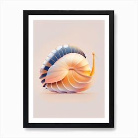 Assassin Snail  Illustration Art Print